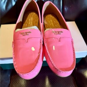 Kate Spade Pink Patent Loafers